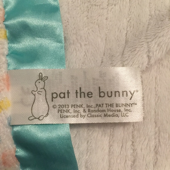 Pat the Bunny Polka Dot Satin Edge Lovey Security Blanket - Picture 5 of 7